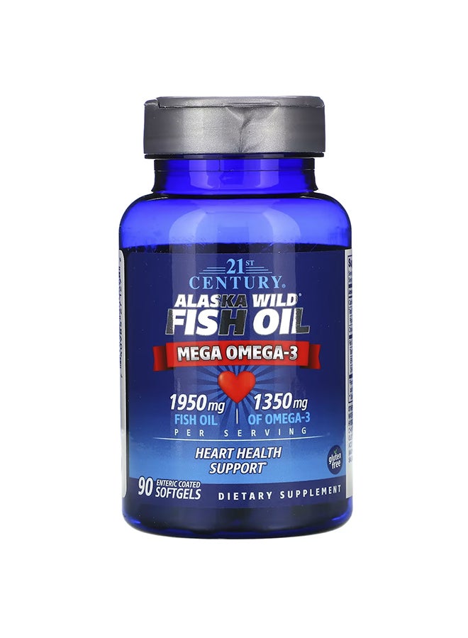 21st Century Alaska Wild Fish Oil Mega Omega-3 - 90 Softgels - Image 2